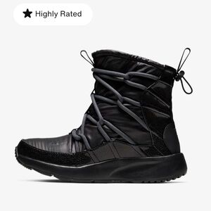 Nike tanjun high rise snow sneakers 8.5 black